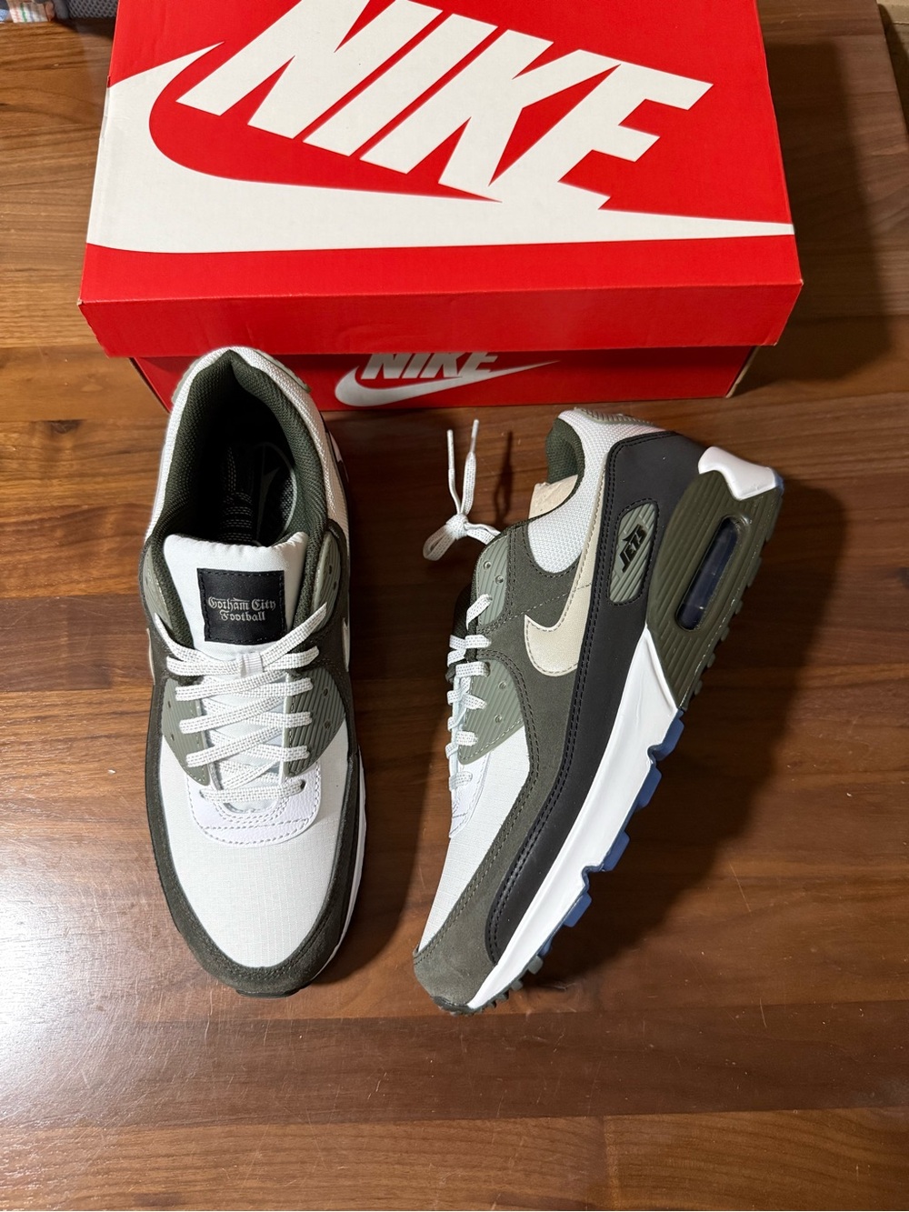 Nike Air Max 90 “New York Jets” Size 11 White/Sport Green/Black Shoes Sneakers